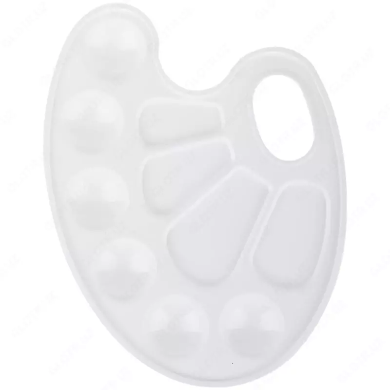 Палитра пластиковая овальная "Мульти-Пульти" , 6 ячеек (Арт. - ПХ_19091-ПА01МП)