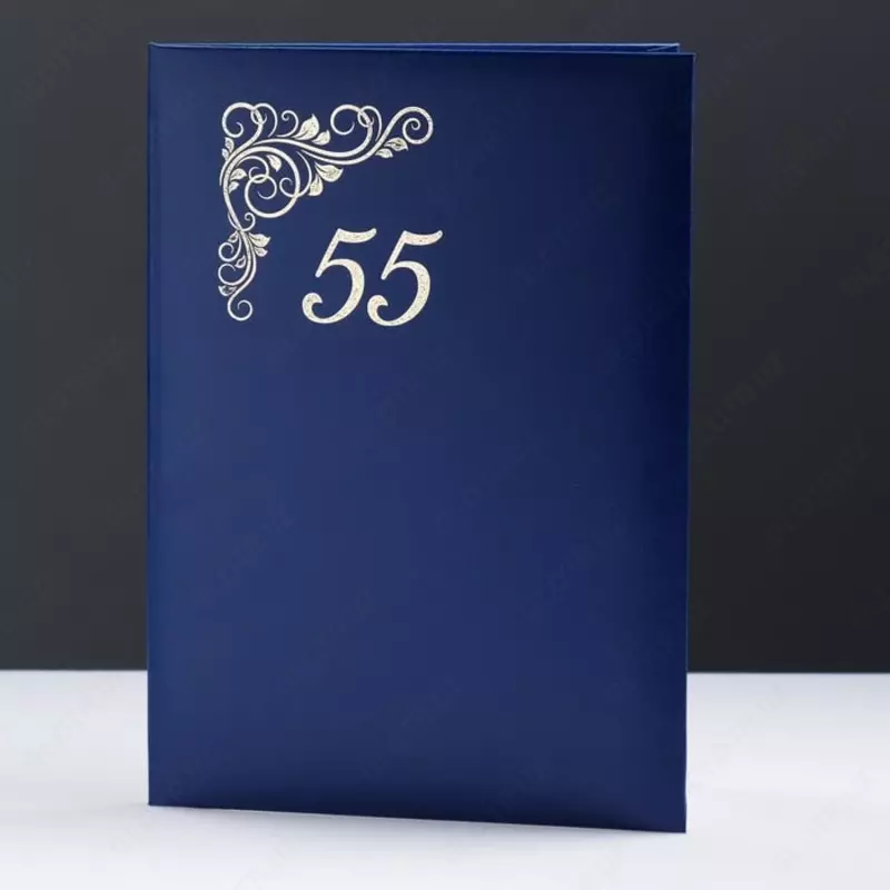 Manzil papkasi, A4 formati (tabriklar) Teri