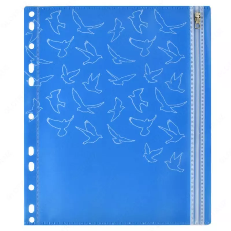 Папка для документов Феникс+ "Птицы" А5, одно отделение, пластик, 25.5 х 21 см (Арт.- 46704)