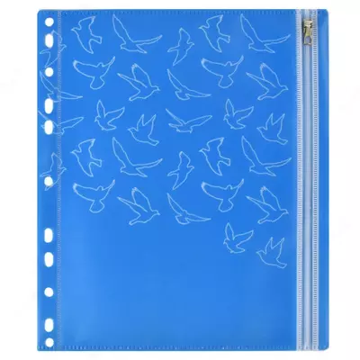 Папка для документов Феникс+ "Птицы" А5, одно отделение, пластик, 25.5 х 21 см (Арт.- 46704)