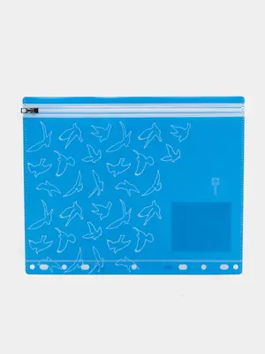 Папка для документов Феникс+ "Птицы" А5, одно отделение, пластик, 25.5 х 21 см (Арт.- 46704)