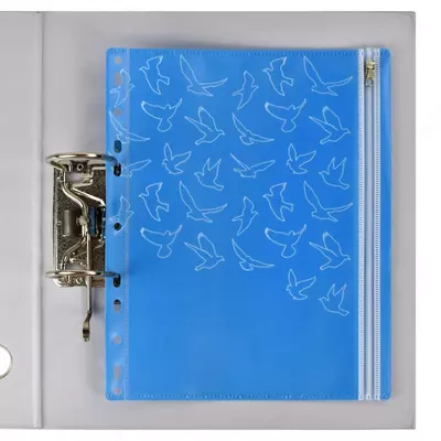 Папка для документов Феникс+ "Птицы" А5, одно отделение, пластик, 25.5 х 21 см (Арт.- 46704)