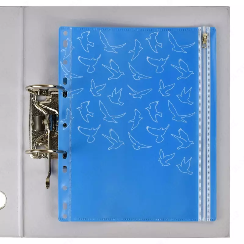 Папка для документов Феникс+ "Птицы" А5, одно отделение, пластик, 25.5 х 21 см (Арт.- 46704)