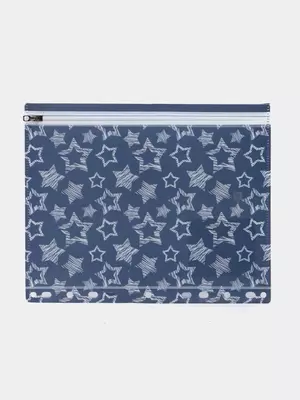 Папка для документов Феникс+ "Звезды" А5, одно отделение, пластик, 25.5 х 21 см (Арт.- 46705)