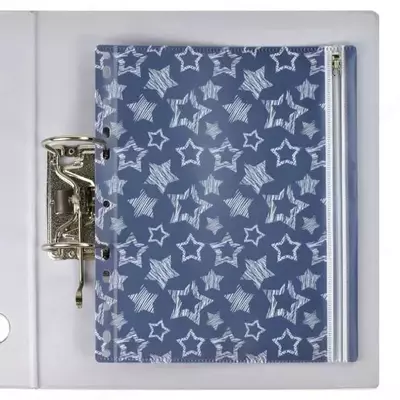 Папка для документов Феникс+ "Звезды" А5, одно отделение, пластик, 25.5 х 21 см (Арт.- 46705)