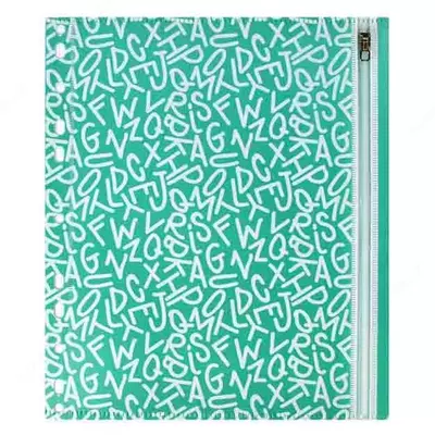 Папка для документов Феникс+ "Буквы" А5, одно отделение, пластик, 25.5 х 21 см (Арт.- 46706)