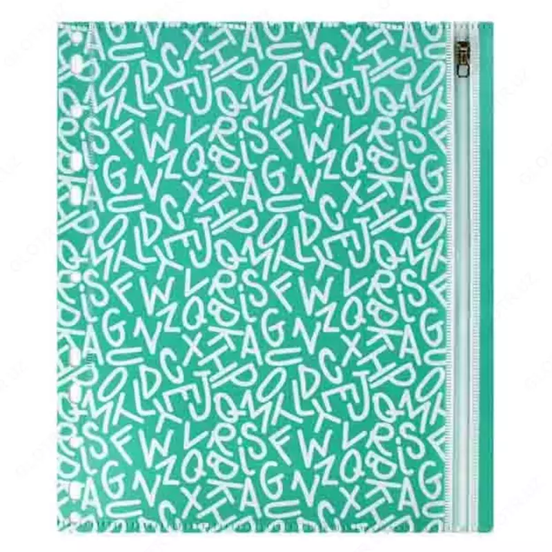 Hujjatlar papkasi Feniks+ "Letters" A5, bitta bo'lim, plastik, 25,5 x 21 sm (46706-modda)