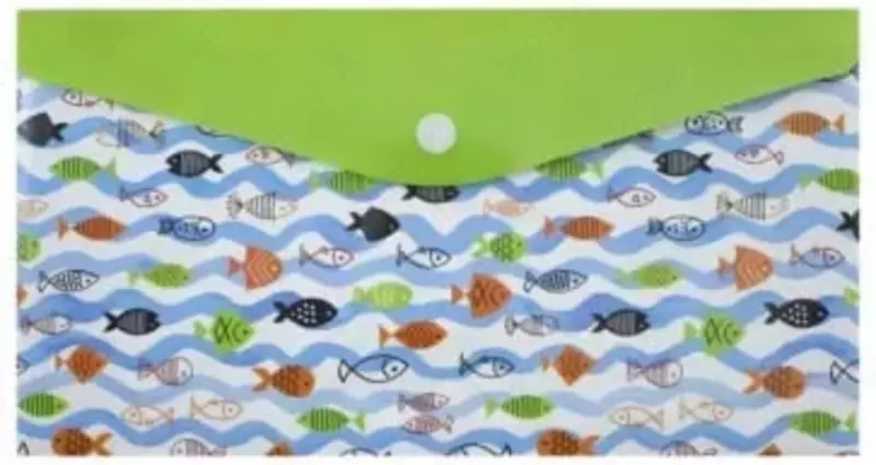 Feniks+ tugmasi bo'lgan konvert papkasi "Suv ​​osti dunyosi" 26 x 14 sm (m.- 46516)