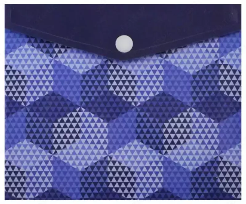 Папка-конверт на кнопке Феникс+ "Геометрия" А6, 17 x 14 см (Арт.- 46550)