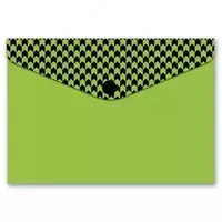 Папка-конверт на кнопке Феникс+ для карт и визиток 10.5 х 7.4 см (Арт.- 46716) Зеленая - 2 700 сум
