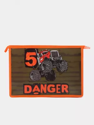 Папка для тетрадей Феникс+ "Danger", одно отделение, 33 х 23.3 х 5 см (Арт.- 46626)