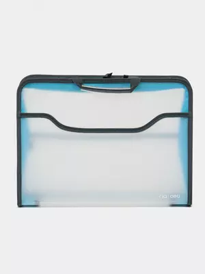 Папка портфель Deli "RIO" два отделения, застежка молния (Арт.- 38129) Ассортимент