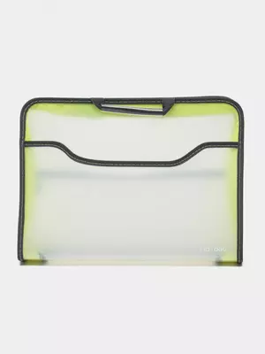 Папка портфель Deli "RIO" два отделения, застежка молния (Арт.- 38129) Ассортимент