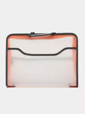 Папка портфель Deli "RIO" два отделения, застежка молния (Арт.- 38129) Ассортимент