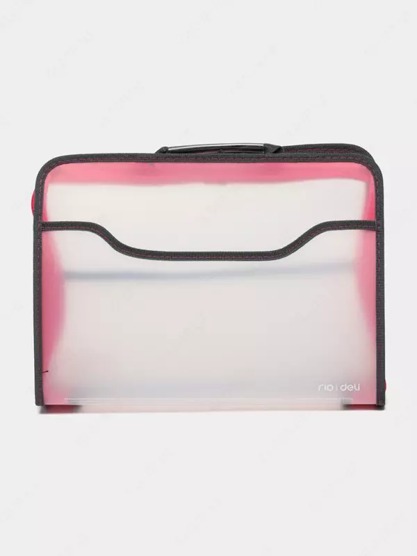 Deli "RIO" portfeli papkasi ikki bo'linmali, fermuar (Art.- 38129) Assortiment