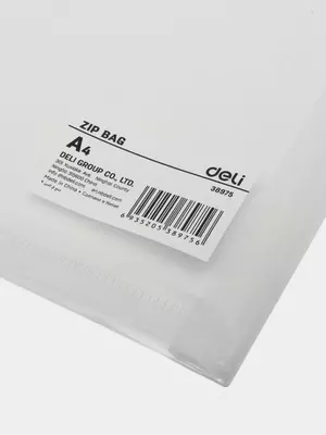 Папка для документов Deli "RIO" одно отделение, застежка зип-молния (Арт.- 38975) Ассортимент