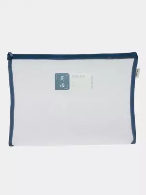 Папка для документов Deli "English" одно отделение, застежка молния (Арт.- 73152-2)