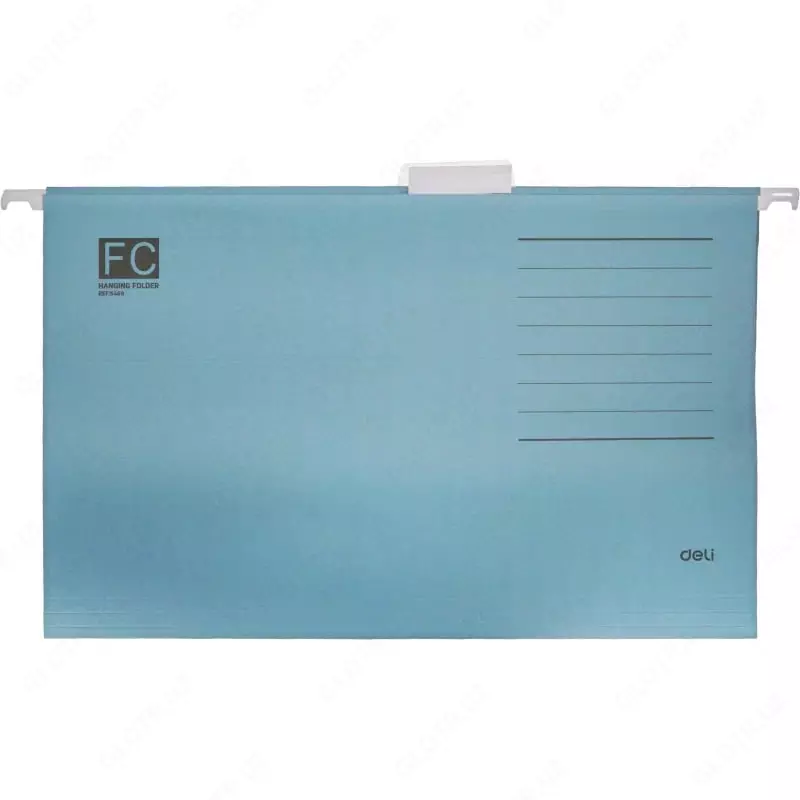 Hujjatlar uchun osilgan papka F4 "Deli" (Art.- 5469) Moviy