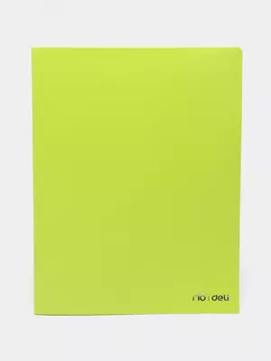 Папка для документов Deli "RIO" с 10 прозрачными вкладышами (Арт.- 00102-EB) Ассортимент