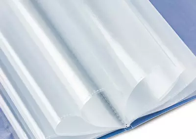 Папка для документов "Deli" с 10 прозрачными вкладышами (Арт.- 5101) Синяя