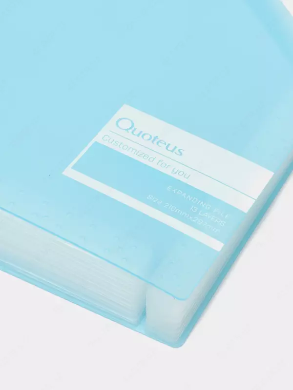 Hujjatlar papkasi Deli "Quoteus" 13 bo'linma, tutqichli (Art.- 72511ass) Assortiment