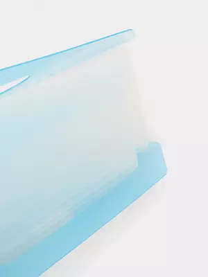 Папка для документов Deli "Quoteus" 13 отделений, c ручками (Арт.- 72511bl) Голубая