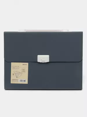 Папка- портфель "Deli" 13 отделений, застежка замок (Арт.- 72593)