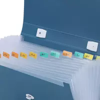 Папка- портфель "Deli" 13 отделений