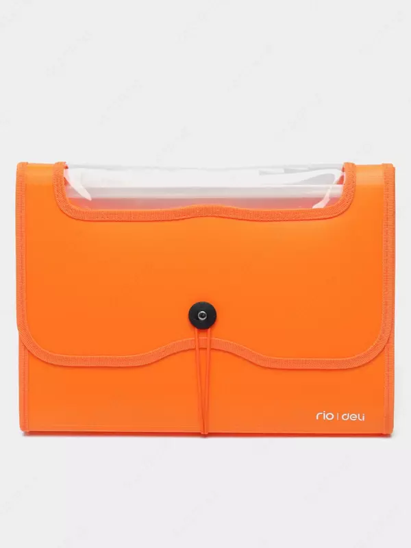 Папка- портфель Deli "RIO" 13 отделений, застежка - резинка (Арт.- 38128) Ассорти