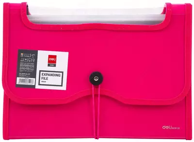 Папка- портфель Deli "RIO" 13 отделений, застежка - резинка (Арт.- 38128) Ассорти