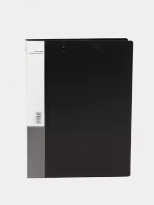 Папка для документов "Deli" 2 зажима (Арт.- 5309bl) Черная