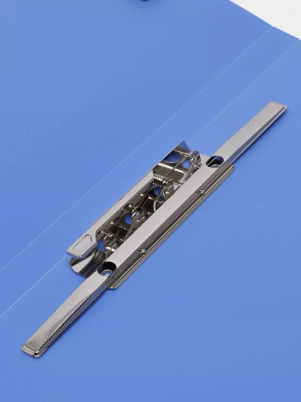 Папка для документов "Deli" 2 зажима (Арт.- 5309bl) Голубая