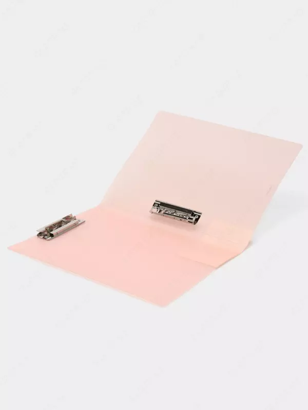 Папка для документов "Deli" 2 зажима (Арт.- 64516) Розовая