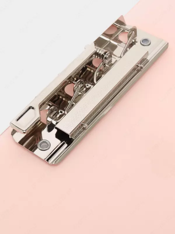 Папка для документов "Deli" 2 зажима (Арт.- 64516) Розовая