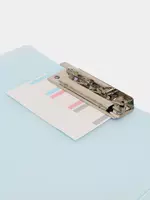 18 000 сум Папка для документов "Deli" 2 зажима (Арт.- 64516-bl) Голубая