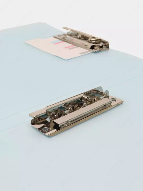 Папка для документов "Deli" 2 зажима (Арт.- 64516-bl) Голубая