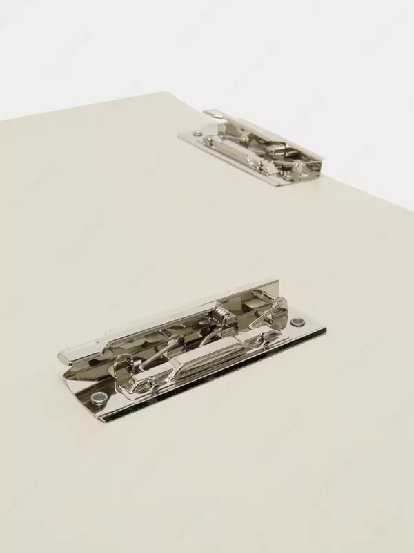 Папка для документов Deli "Nusign" 2 зажима (Арт.- 182-NS-wt) Белая