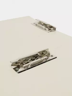 Папка для документов Deli "Nusign" 2 зажима (Арт.- 182-NS-wt) Белая