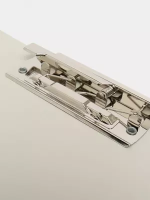 Папка для документов Deli "Nusign" 2 зажима (Арт.- 182-NS-wt) Белая