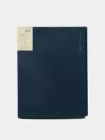 Папка для документов Deli "Nusign" 2 зажима (Арт.- 182-NS-bl) Синяя