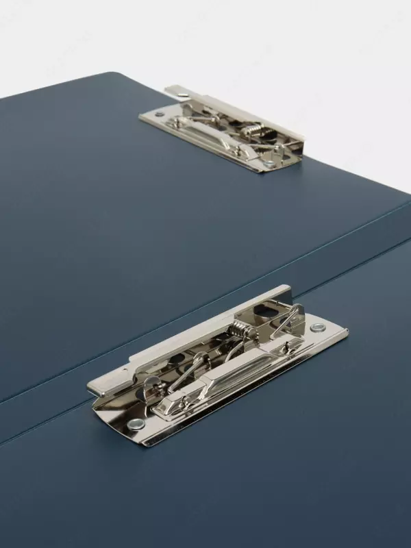 Папка для документов Deli "Nusign" 2 зажима (Арт.- 182-NS-bl) Синяя