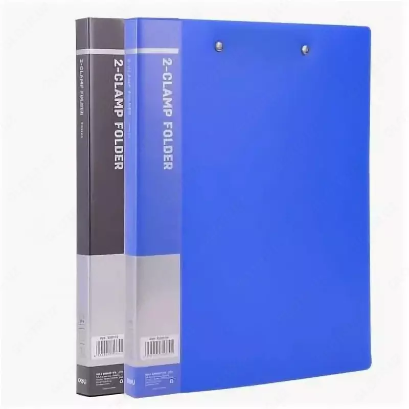 Папка для документов "Deli" 2 зажима (Арт.- 30102-EB) Ассортимент