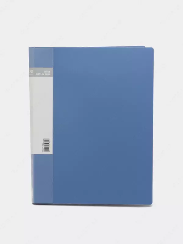 Папка для документов "Deli" с 20 прозрачными вкладышами (Арт.-5102) Синяя