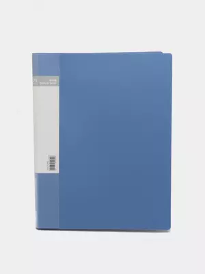 Папка для документов "Deli" с 20 прозрачными вкладышами (Арт.-5102) Синяя