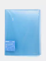 Папка для документов Deli "Aurora" с 20 прозрачными вкладышами (Арт.-02432-EB) Синяя