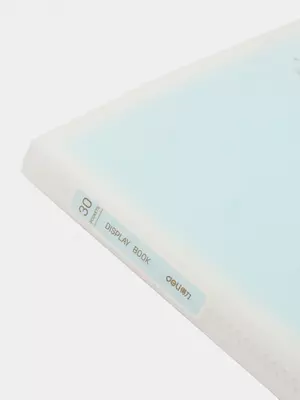 Папка для документов "Deli" с 30 прозрачными вкладышами (Арт.- 72607) Ассортимент