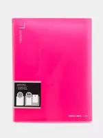 Папка для документов Deli "Aurora" с 30 прозрачными вкладышами (Арт.-02542-EB) Розовая