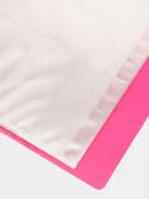 Папка для документов Deli "Aurora" с 30 прозрачными вкладышами (Арт.-02542-EB) Розовая