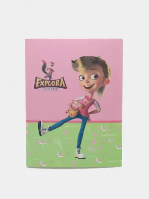 Школьная файловая Папка Deli "Explora" с 30 прозрачными вкладышами (Арт.- 55402-EZ) Ассортимент