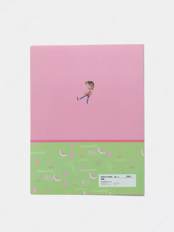 Школьная файловая Папка Deli "Explora" с 30 прозрачными вкладышами (Арт.- 55402-EZ) Ассортимент